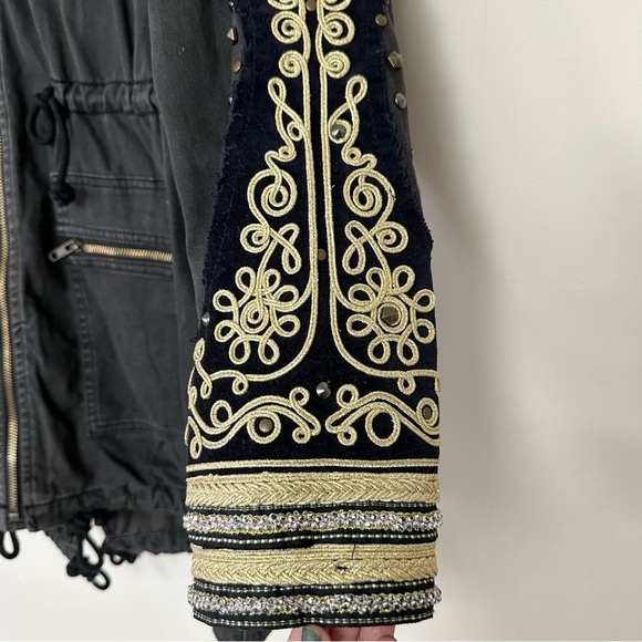 Free People Golden Quills Military Parka in Gray - Picture 8 of 15